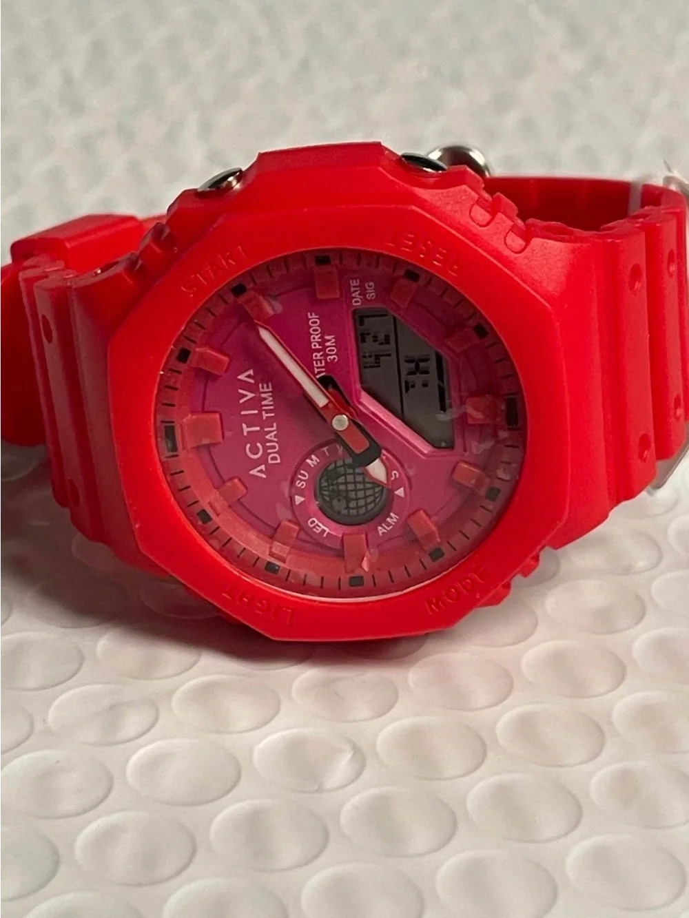 Activa Recon X Invicta Analog Digital Unisex Watch - 45.5mm, Red